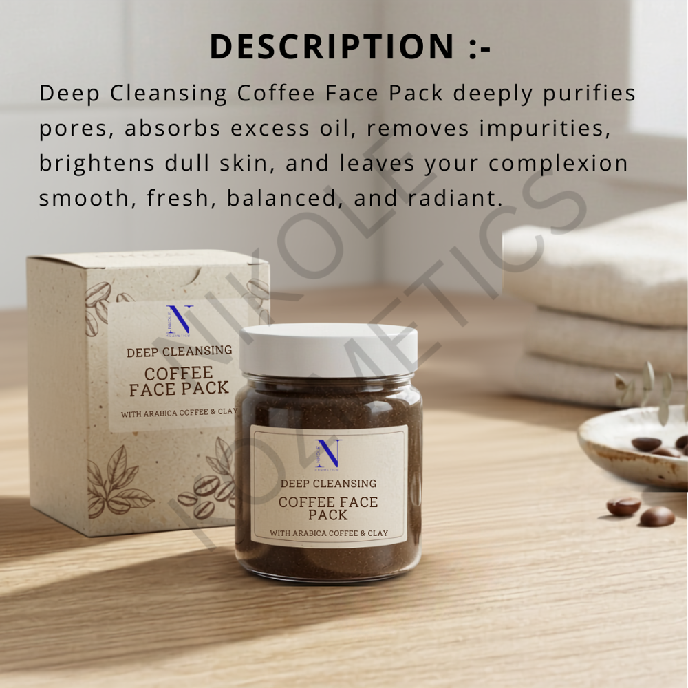 Deep Cleasing Coffee Face Pack - Color Code: -