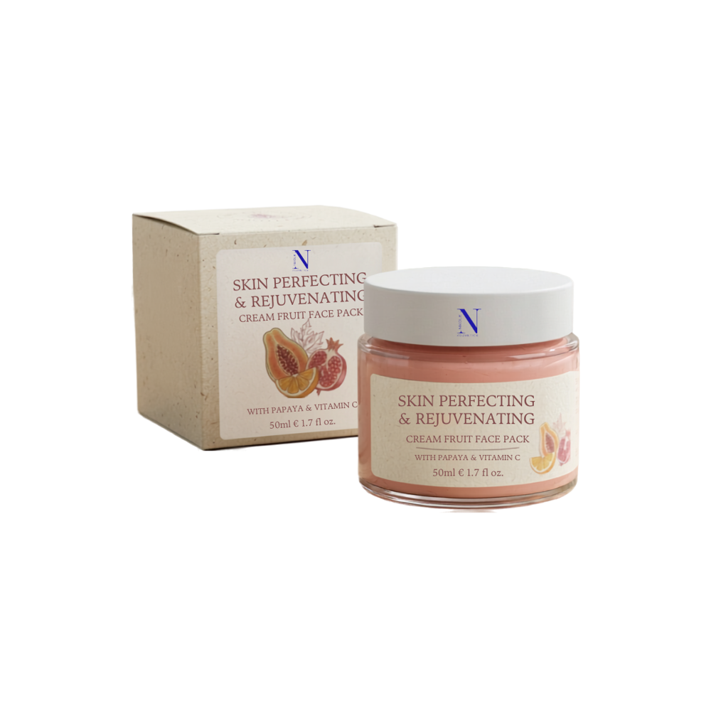 Skin Perfecting & Rejuvenating Cream Fruit Face Pack - Attributes: Smudge Proof