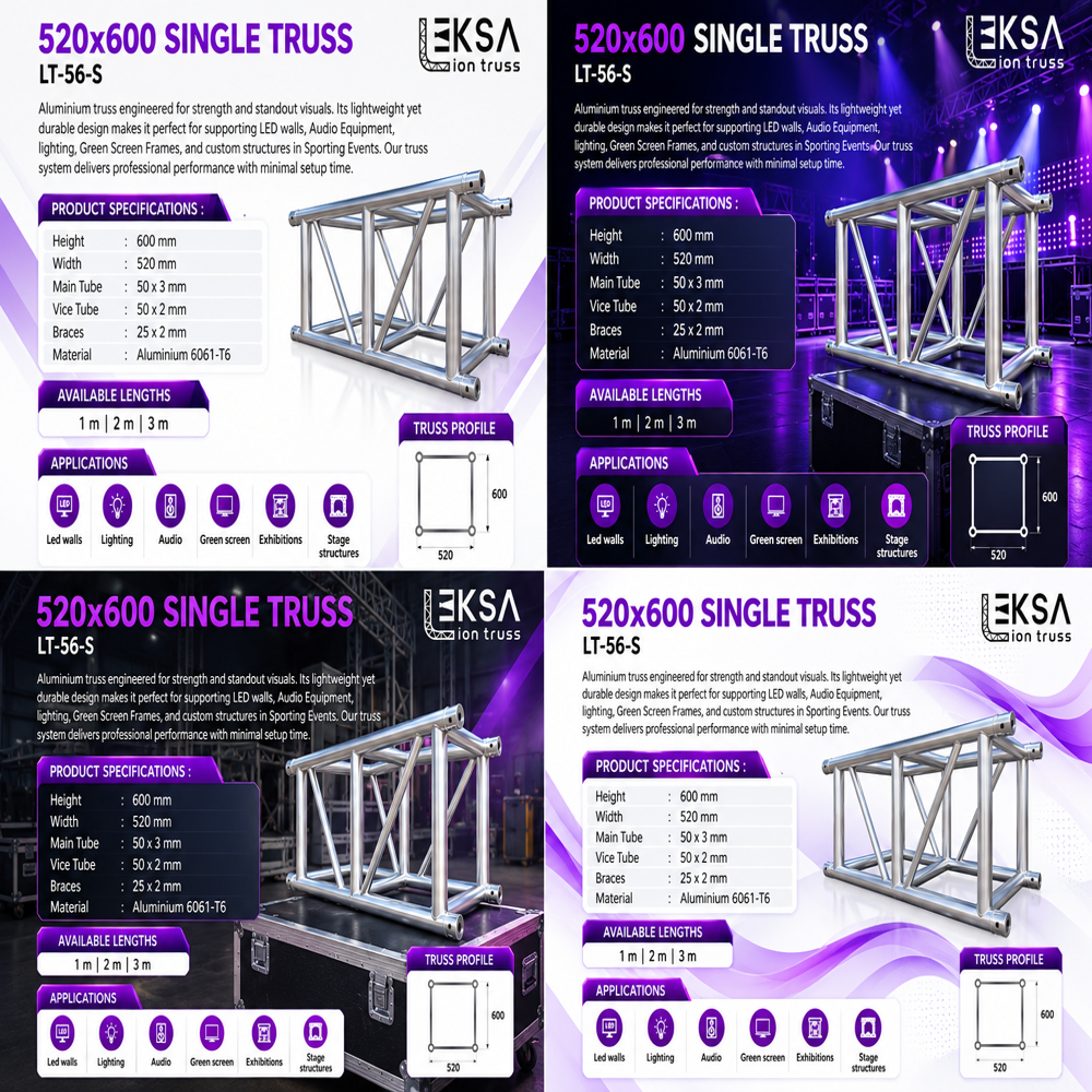 520x600 SINGLE TRUSS