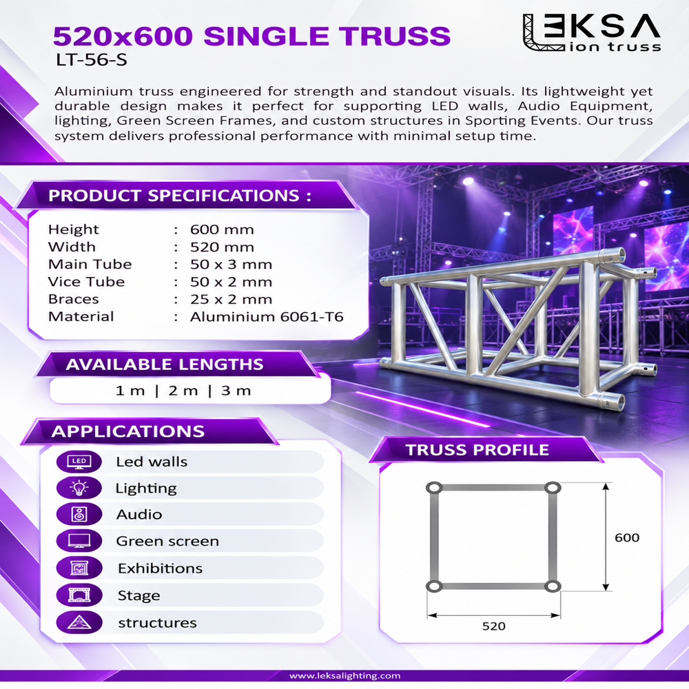 520x600 SINGLE TRUSS