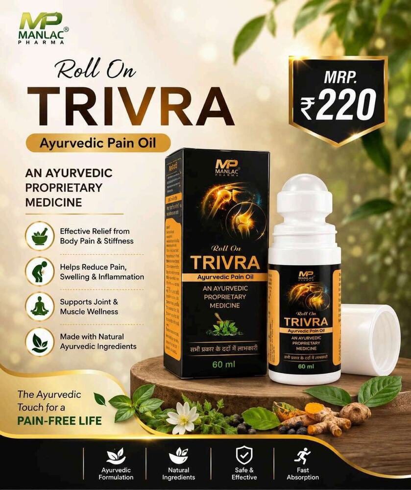 Ayurvedic Roll on Trivra Oil
