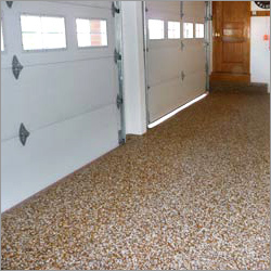 Epoxy Multi Colored Flake Flooring