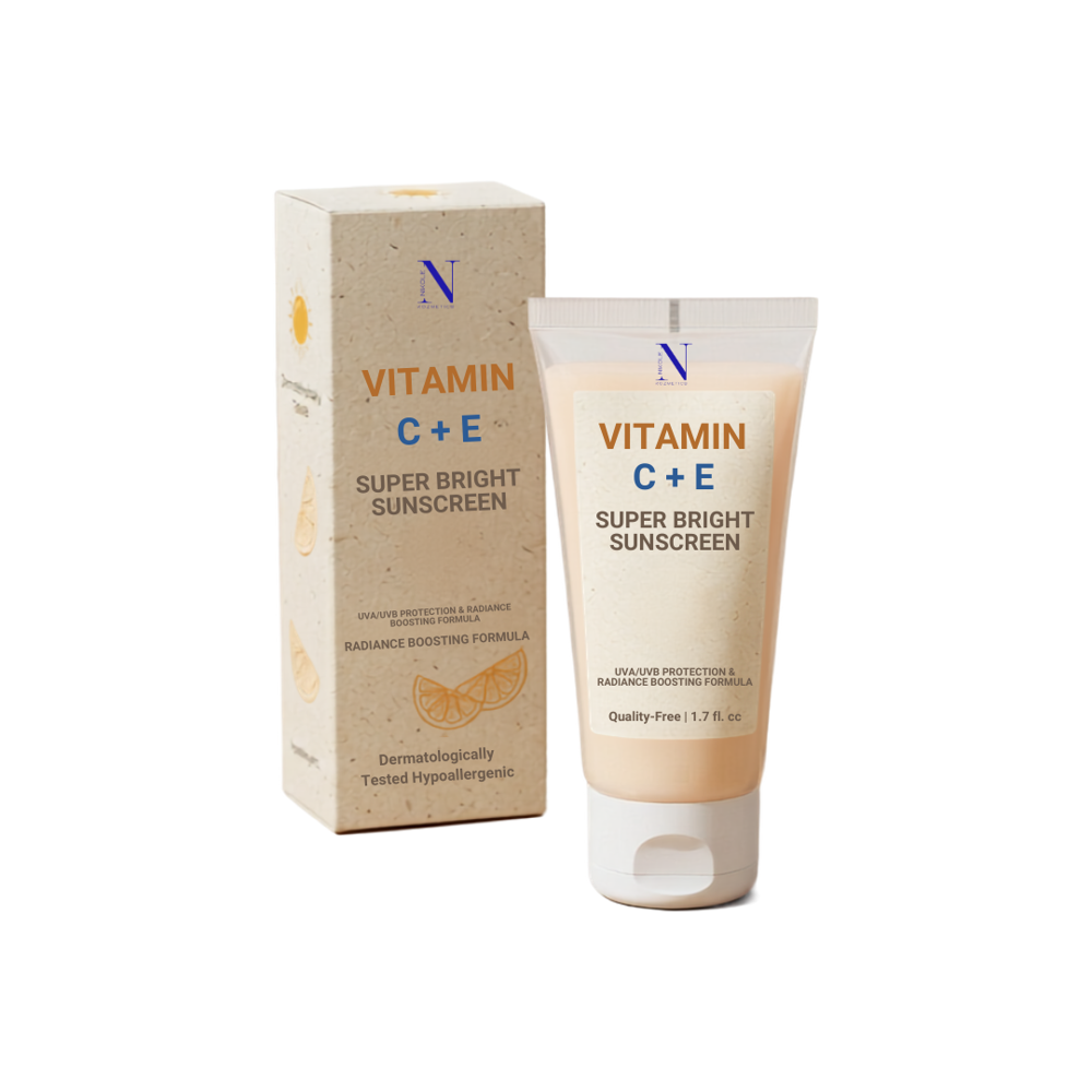 Vitamin C And E Super Bright Sunscreen - Attributes: Smudge Proof
