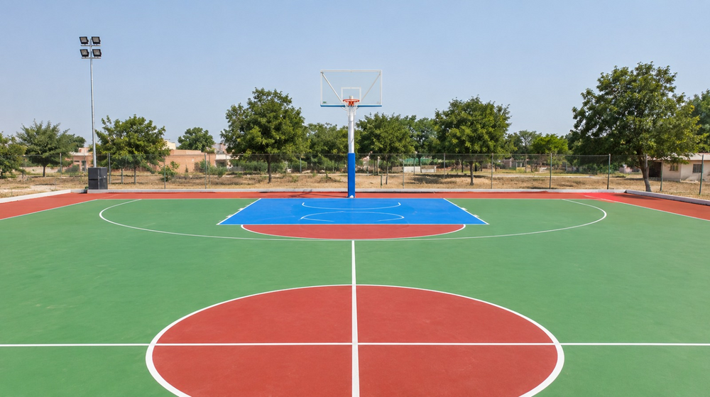Basketball Court Construction