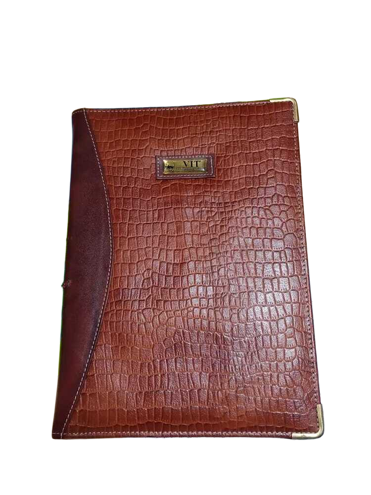Custom Logo Embossed Leather Convocation Document Holder