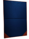 Padded Velvet Graduation Degree Holder Folder