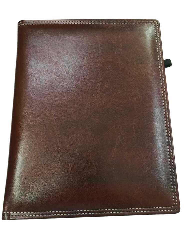 Dark Brown Leather Diary Cover