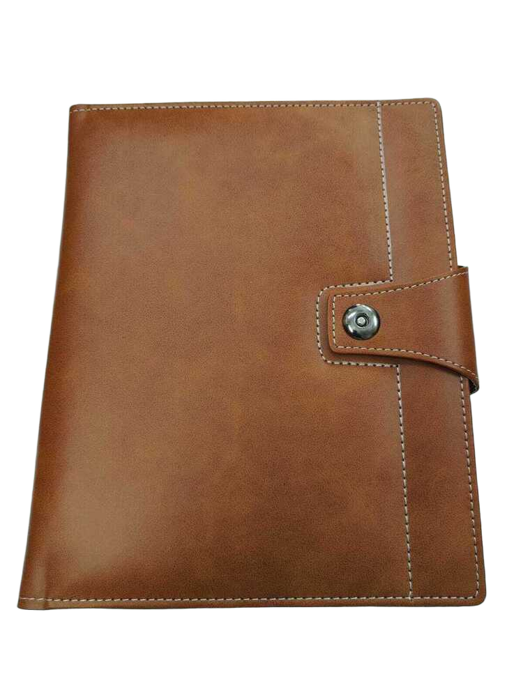 PU Leather Executive Notebook Cover with Pen Holder