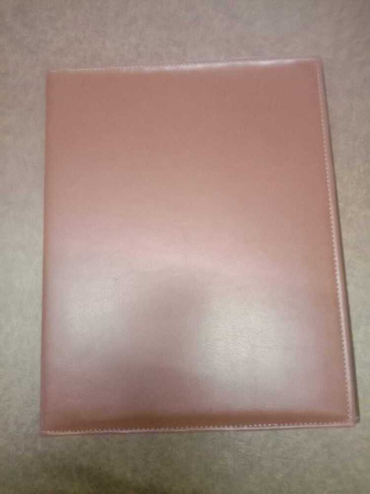 Eco-Friendly Jute Fabric Certificate Presentation Folder