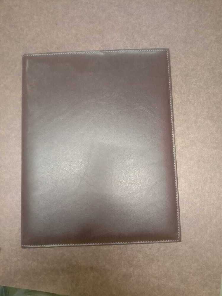 Eco-Friendly Jute Fabric Certificate Presentation Folder