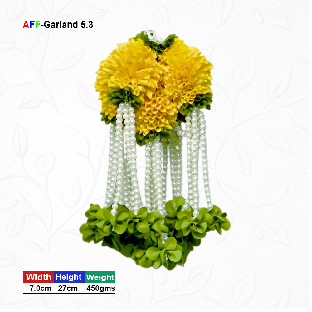 Artificial Flower Garland with pearl