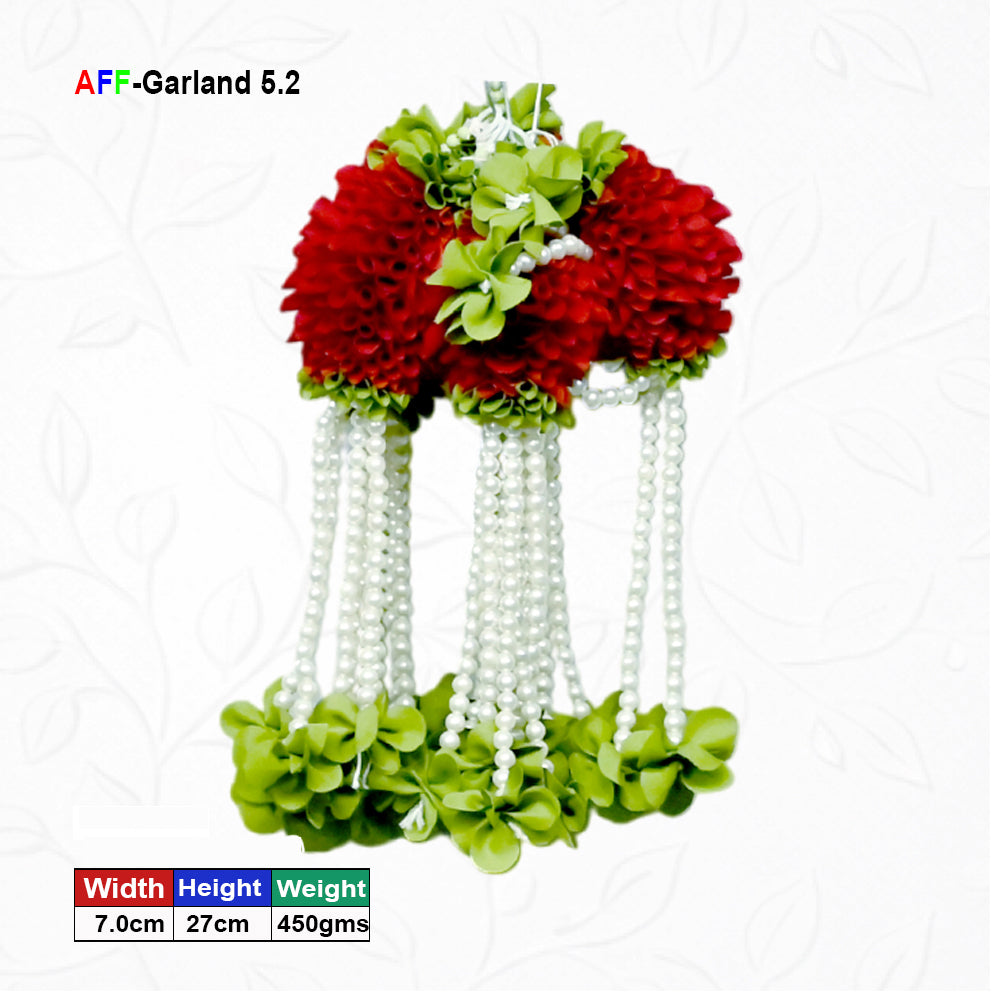 Artificial Flower Garland with pearl