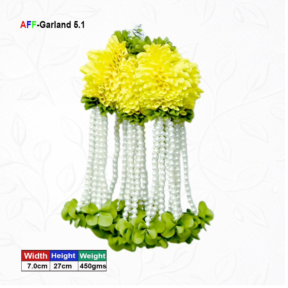 Artificial Flower Garland with pearl