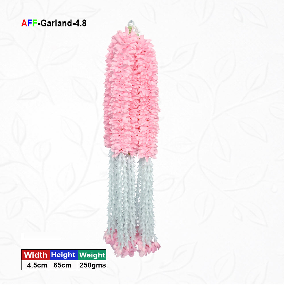 Artificial Flower Garland with plastic edges