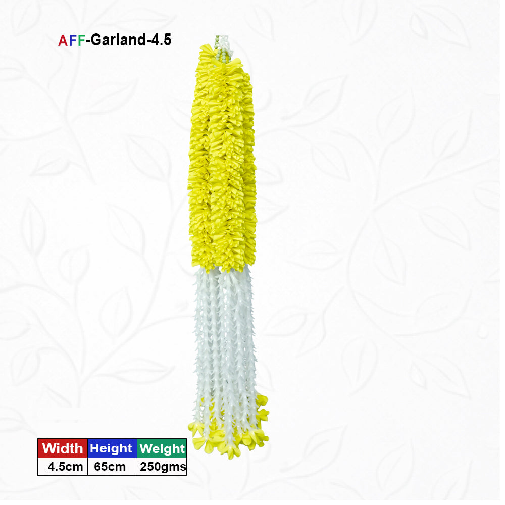 Artificial Flower Garland with plastic edges