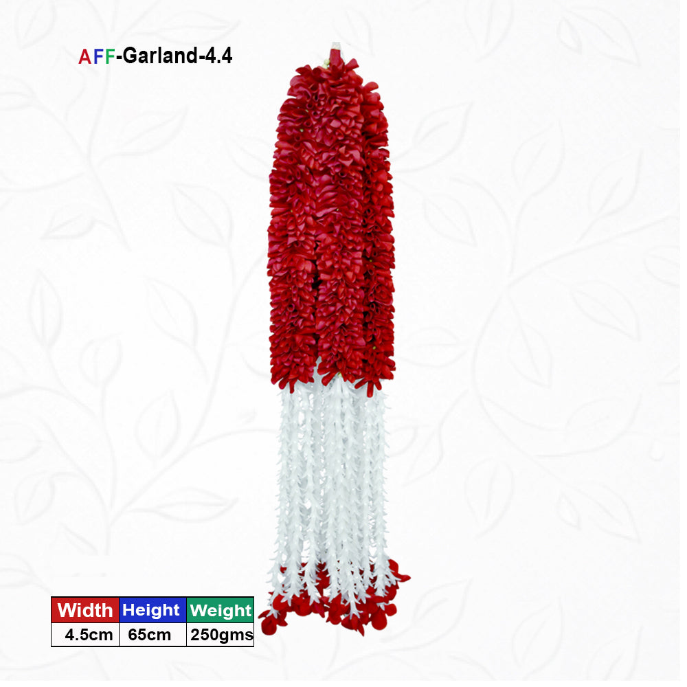 Artificial Flower Garland with plastic edges