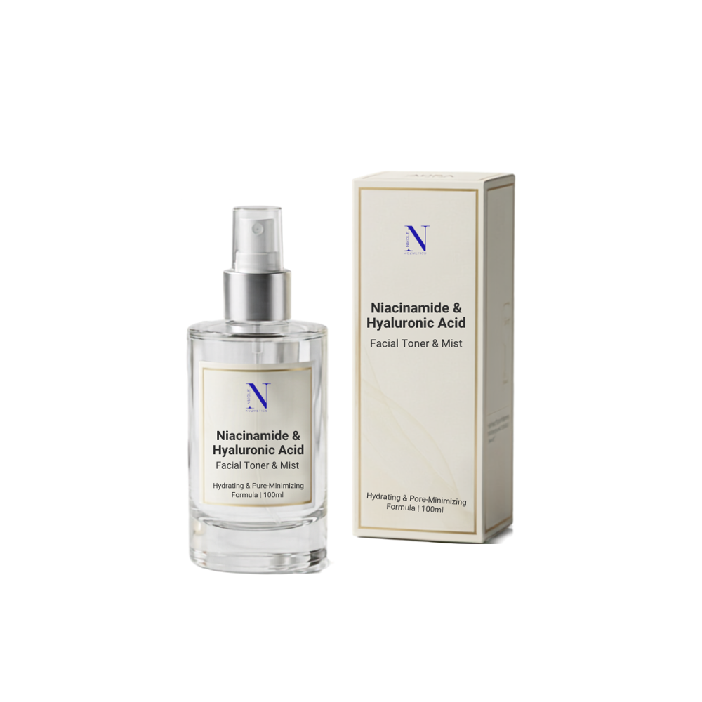 Niacinamide & Hyaluronic Acid Facial Toner & Mist - Attributes: Smudge Proof