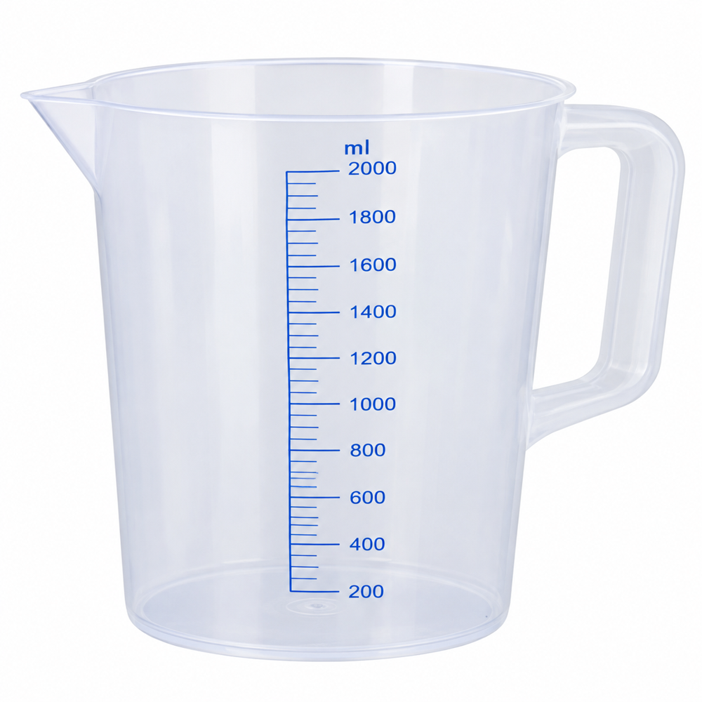 Measuring Jug 2000 Ml - Equipment Materials: Plastic
