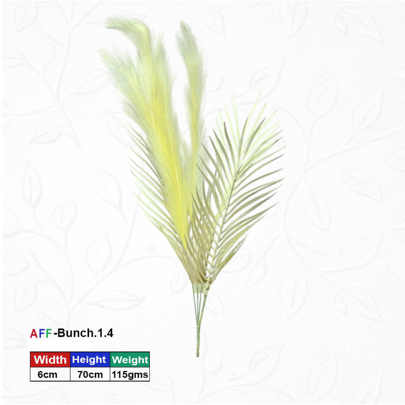 Artificial Pampas Grass Light Yellow