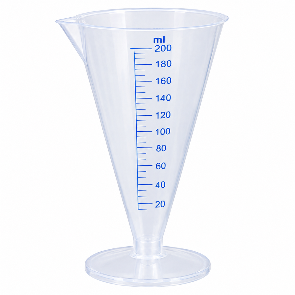 Conical Measure 200 Ml - Equipment Materials: Plastic