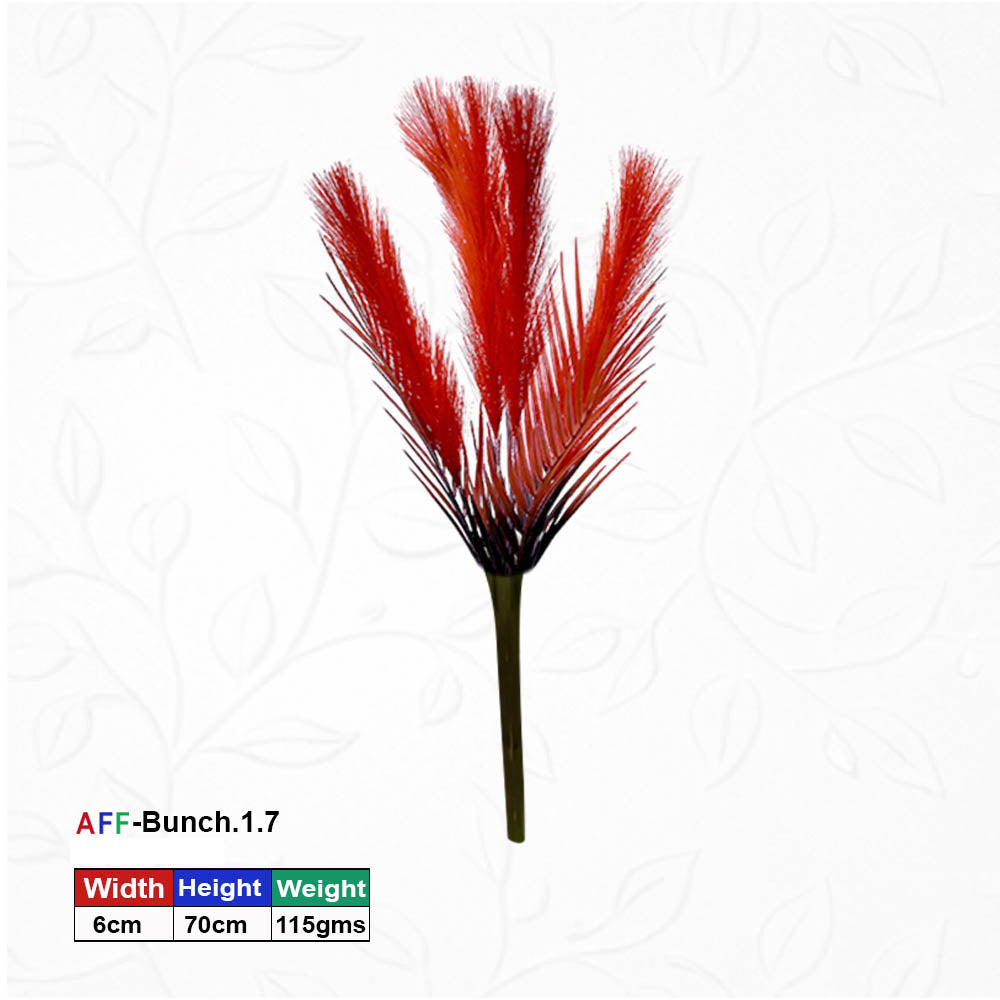 Artificial Pampas Grass Red