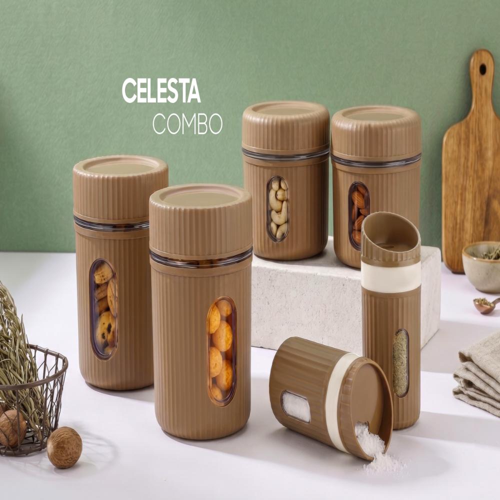 Celesta 6Pcs Combo Set - Material: Plastic