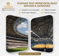 PEB Outdoor and Indoor Stadium structure