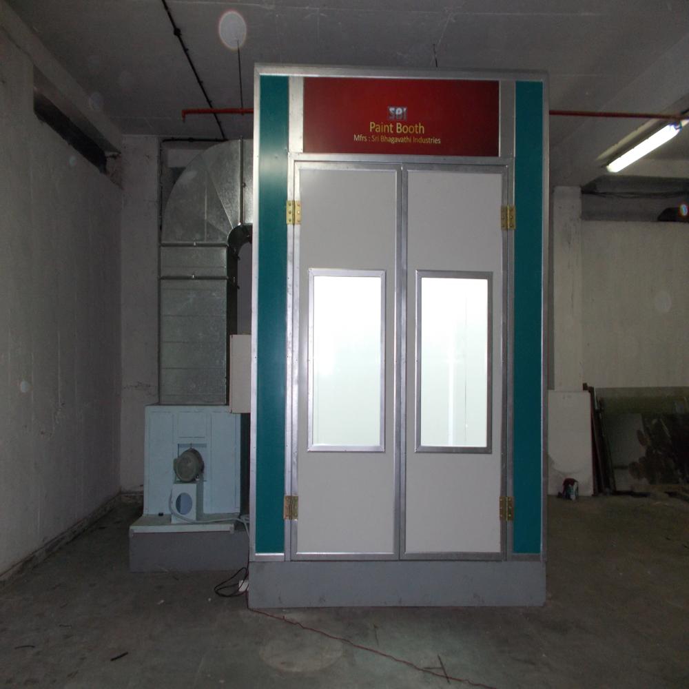 Commercial Two Wheeler Paint Booth