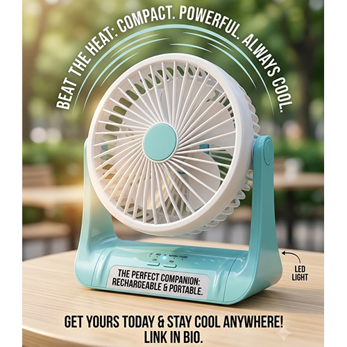 Portable Rechargeale Fan