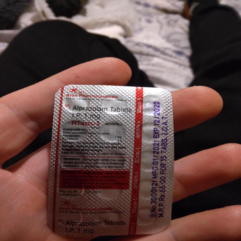 Alpraazolam Tablets 1mg