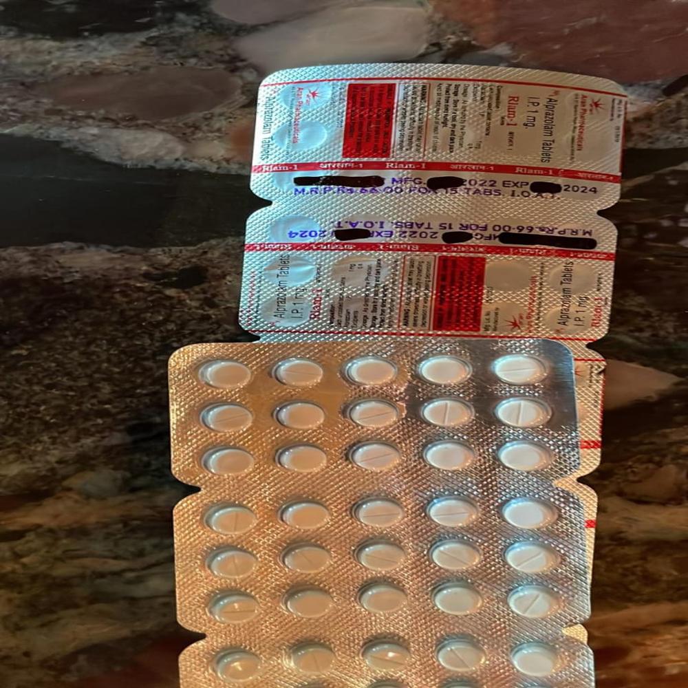 Alpraazolam Tablets 1mg