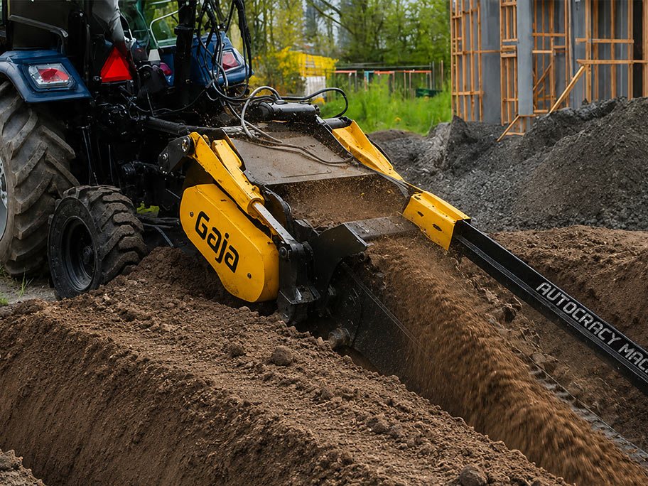 Tractor Mounted Trencher | Gaja 200 XT