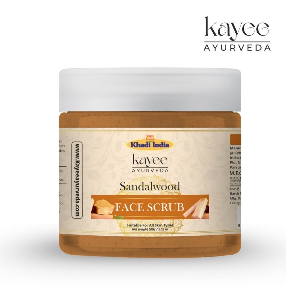 Kayee Ayurveda 100gm Sandalwood Face Scrub