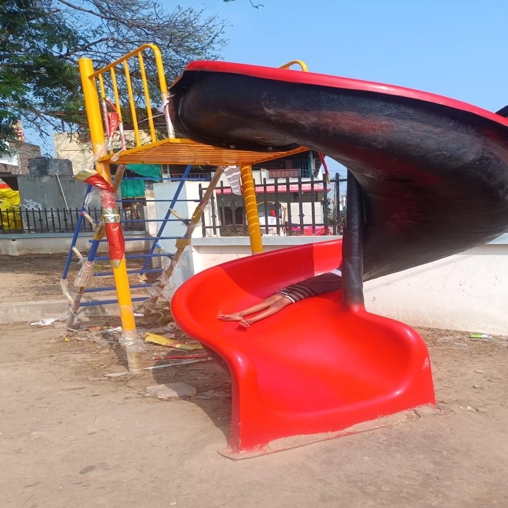 Big FRP Spiral Slide