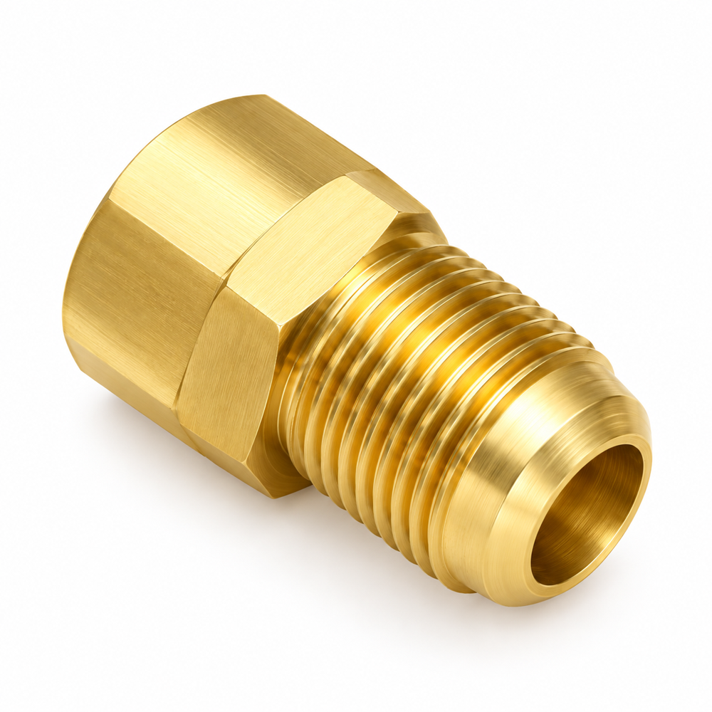 Brass Flare Female Connector