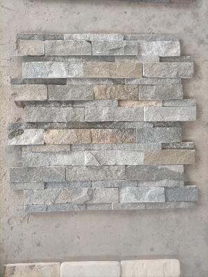 M. Grey wall cladding