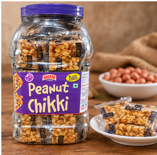 Peanut Chikki - Carbohydrate: 60 Grams (G)