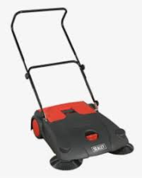 Battery Sweeper - Abs Plastic & Steel, 36 Inch Sweeping Width, 1200w, Dual-stage Filter, Foldable Handle