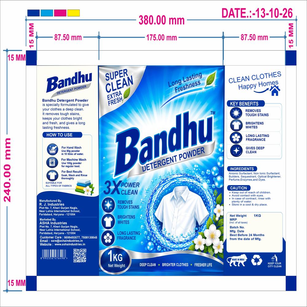 1 kg Detergent Powder