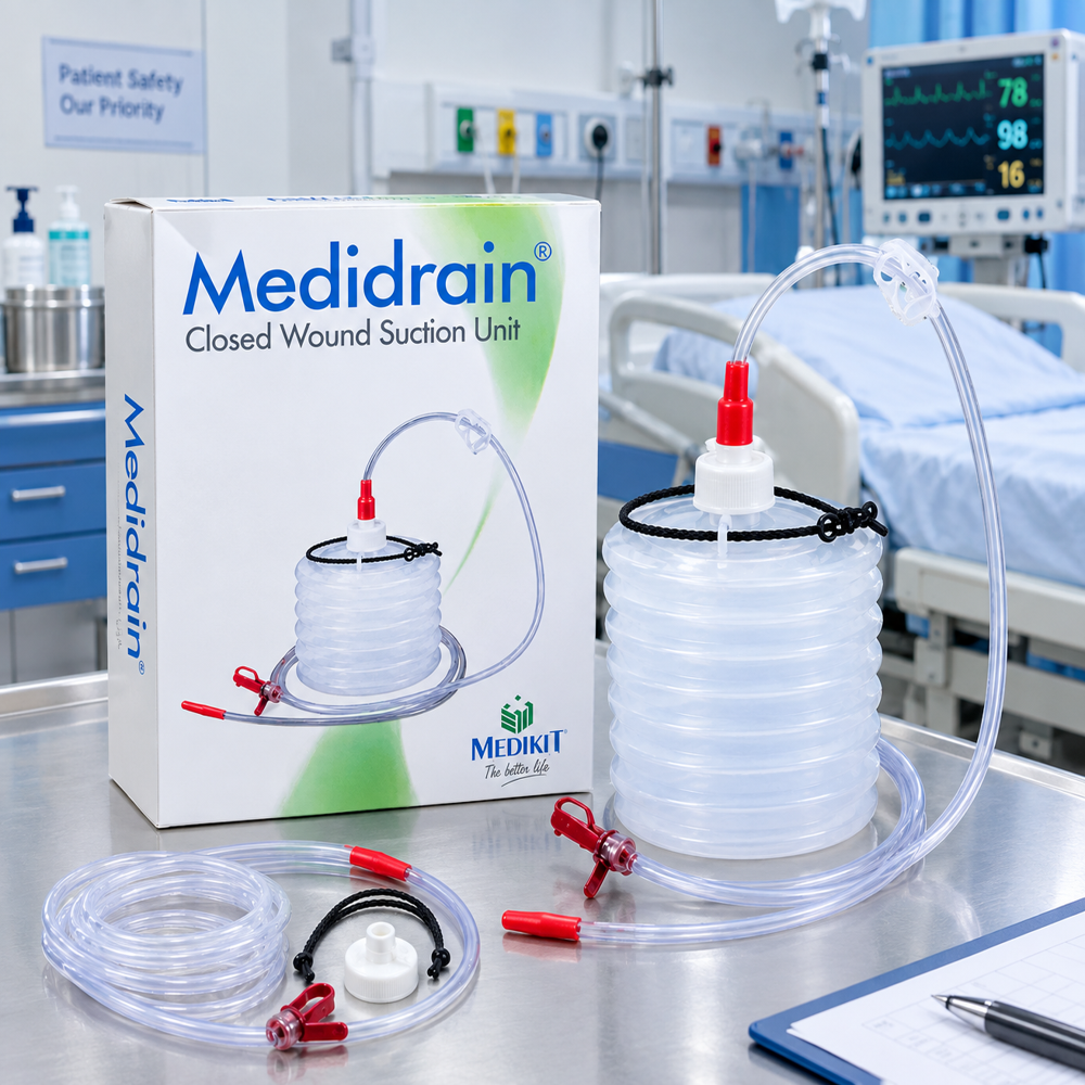 Closed Wound Suction Unit
