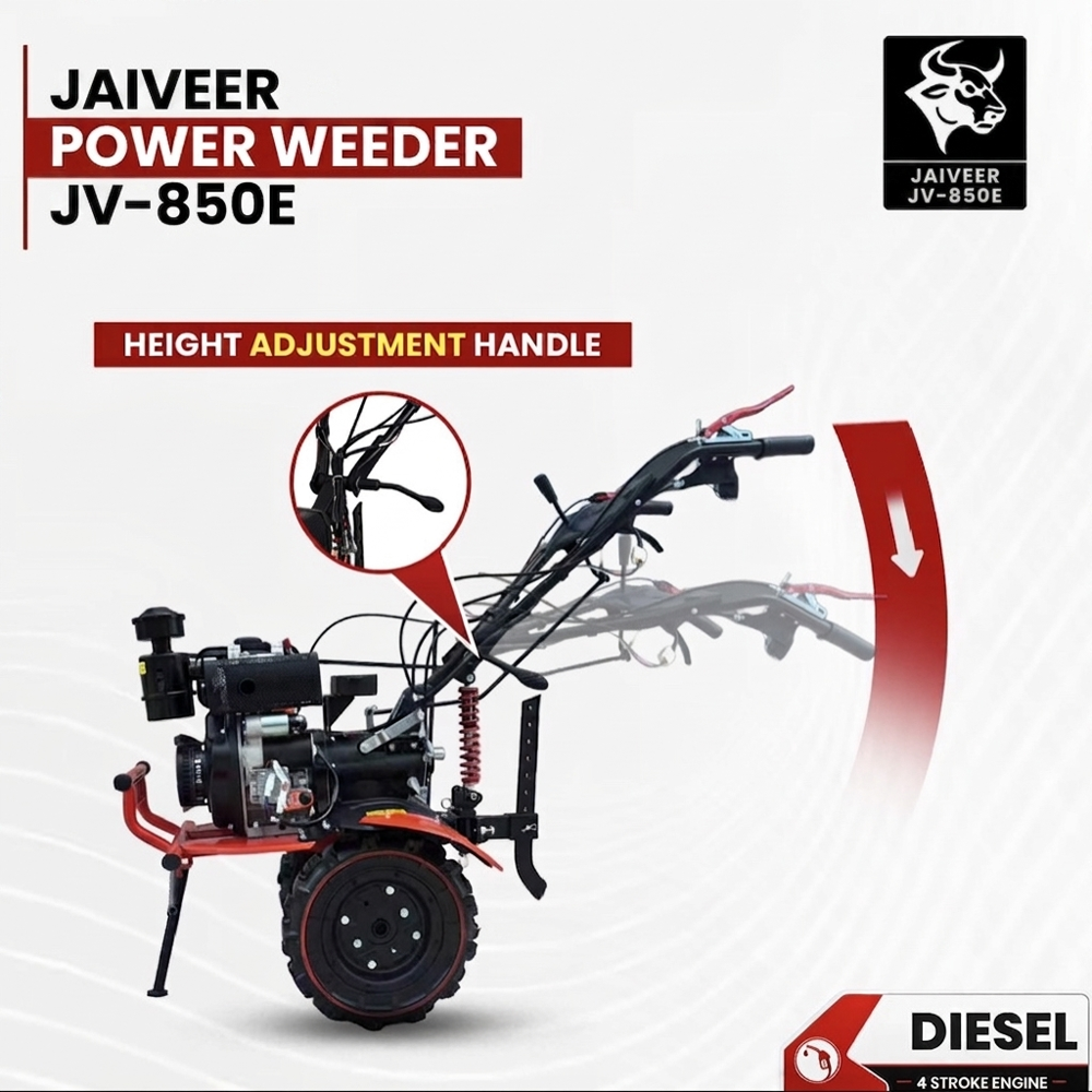 Jaiveer front rotary pwer weeder JV-180
