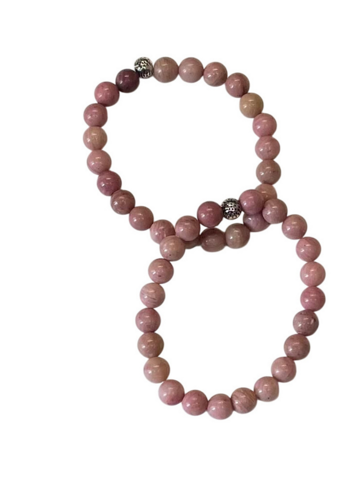 Rhodocrocite Bracelets - Design: Plain