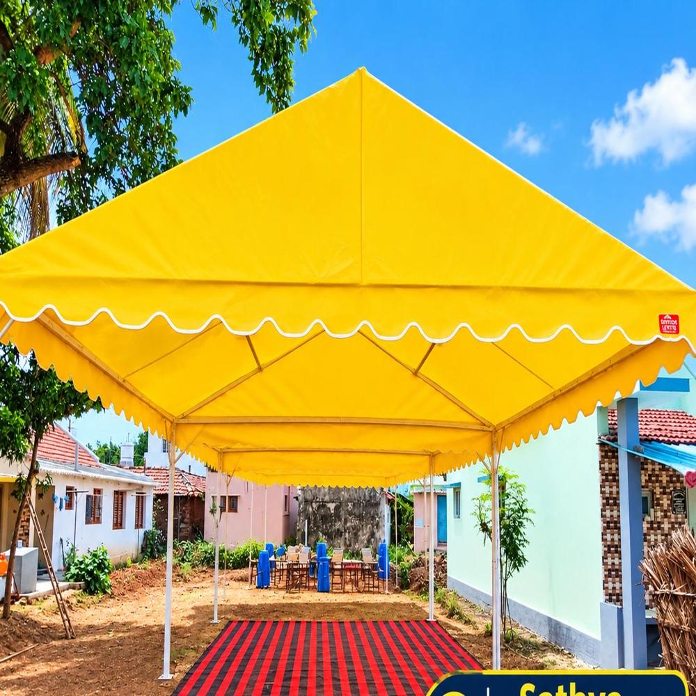 Yellow Color A Type Tent - Color: Customised