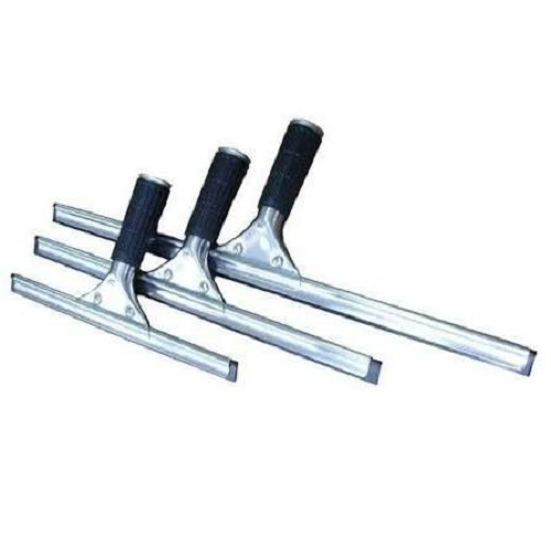 Ss Window Squeeze - Stainless Steel, Standard Size | Ergonomic Handle, Rubber Edge, Corrosion Resistant, Lightweight, Reusable