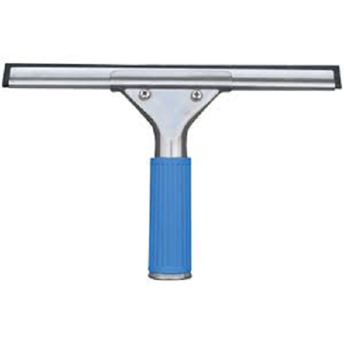 Ss Window Squeeze - Stainless Steel, Standard Size | Ergonomic Handle, Rubber Edge, Corrosion Resistant, Lightweight, Reusable
