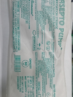 ASEPTO PUMP SYRINGE