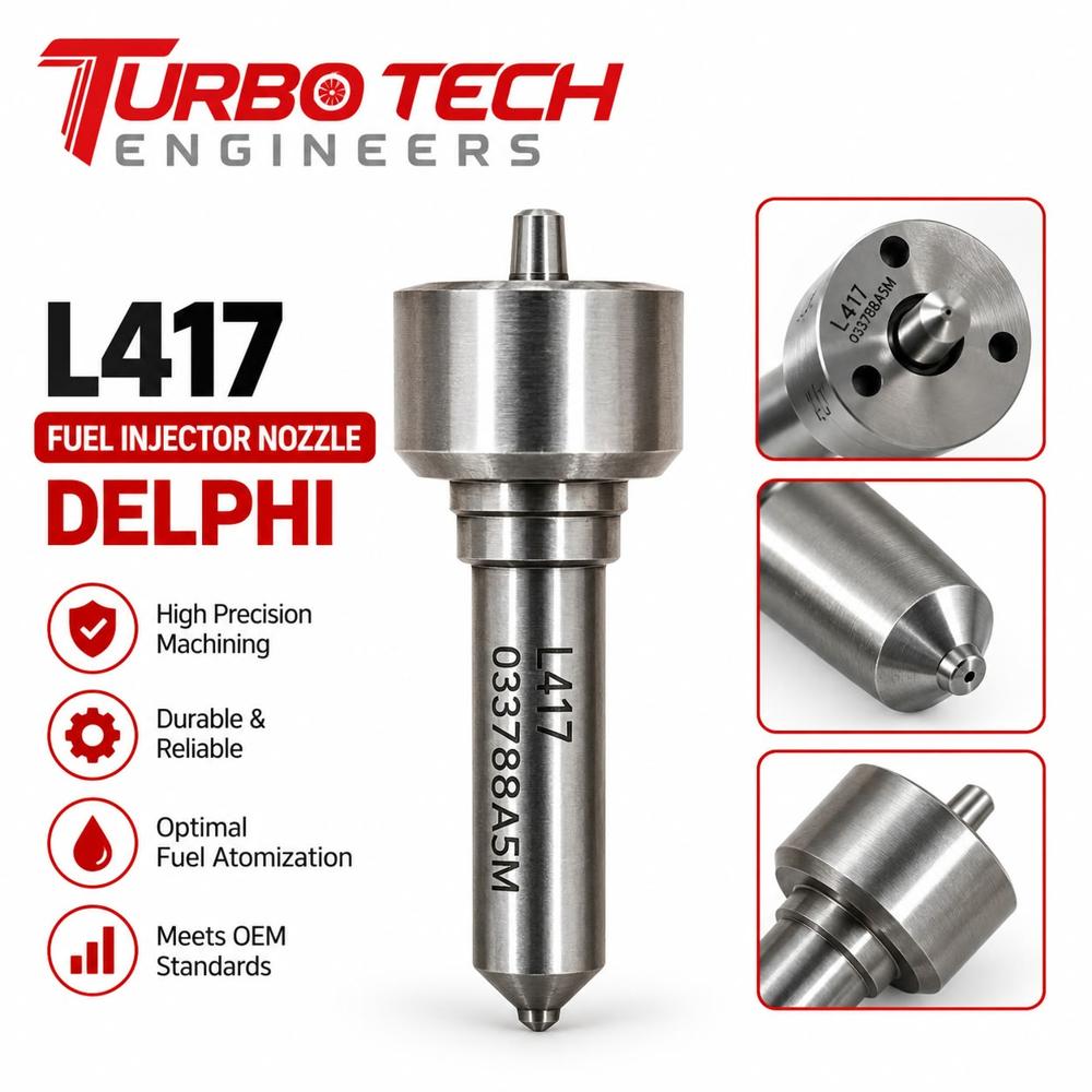 L417 Delphi Fuel Injector Nozzle - Dimension (L*W*H): 5  Meter (M)