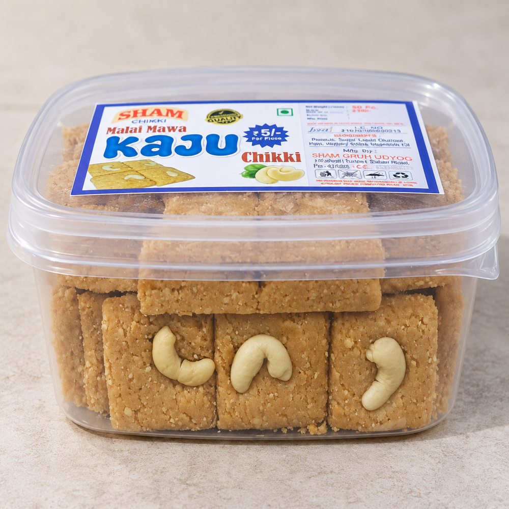Malai Mawa Kaju Chikki