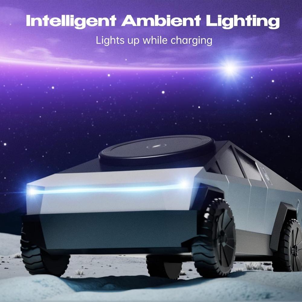 Cybertruck Style 3 In 1 Wireless Charger