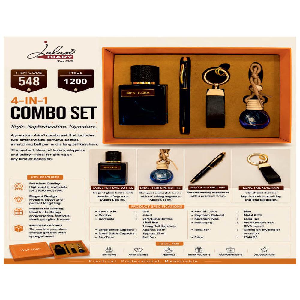 Jalan Itemcode-548 4-in-1 Combo Set - Color: Blue
